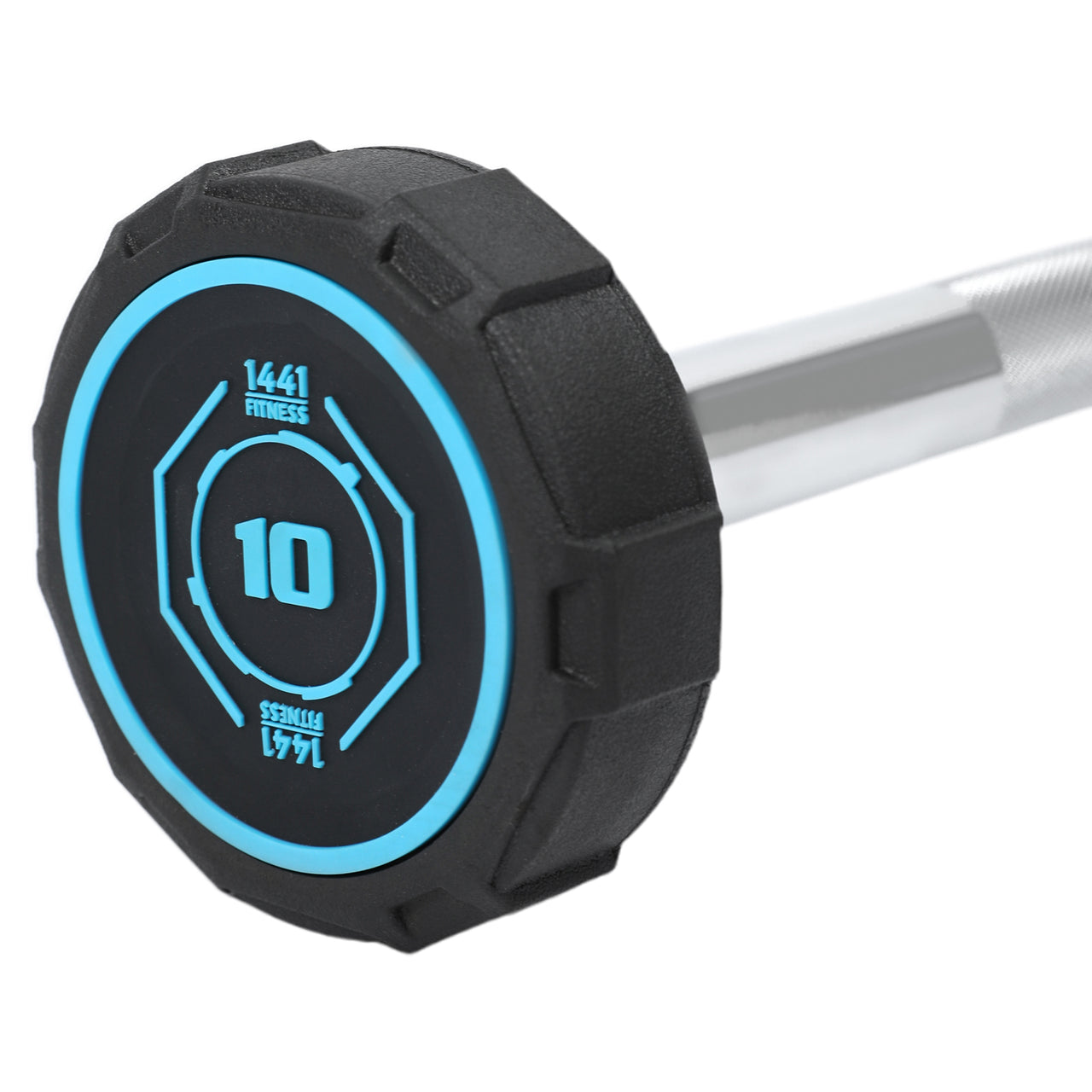Fixed Curl PU Barbell Set with Rack - 10 Kg to 50 Kg (Bundle)