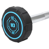 Thumbnail for Fixed Curl PU Barbell Set with Rack - 10 Kg to 50 Kg (Bundle)