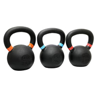 Thumbnail for 1441 Fitness مسحوق Kettlebell - 6 كجم إلى 16 كجم مع رف من طبقتين - طقم 6 قطع