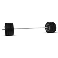 Thumbnail for 1441 Fitness 7 Ft Olympic Bar with Rubber Bumper Plates - 100 KG Set