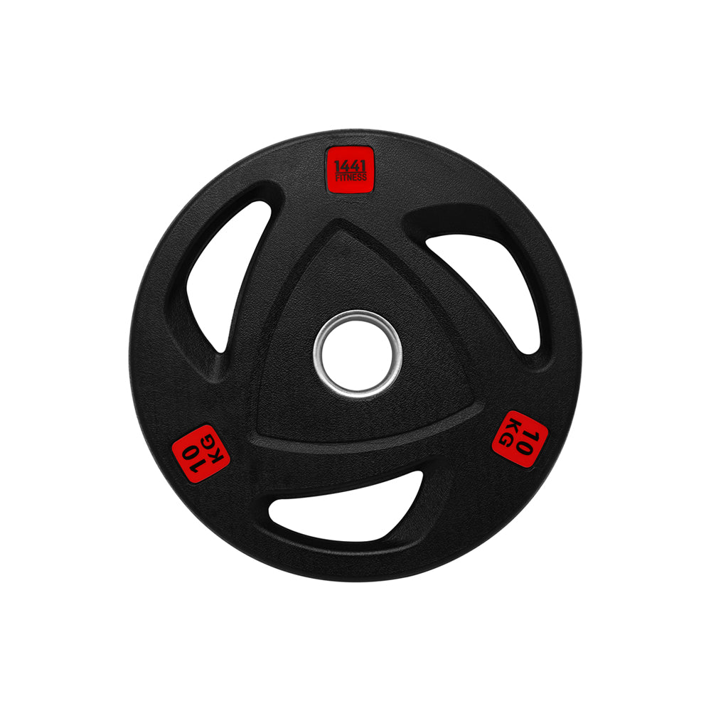 1441 Fitness Tri-Grip Olympic Rubber Plates 2.5 Kg to 20 Kg