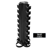 Thumbnail for 1441 Fitness Premium 10 Pair Vertical Dumbbell Rack - Pillar Model