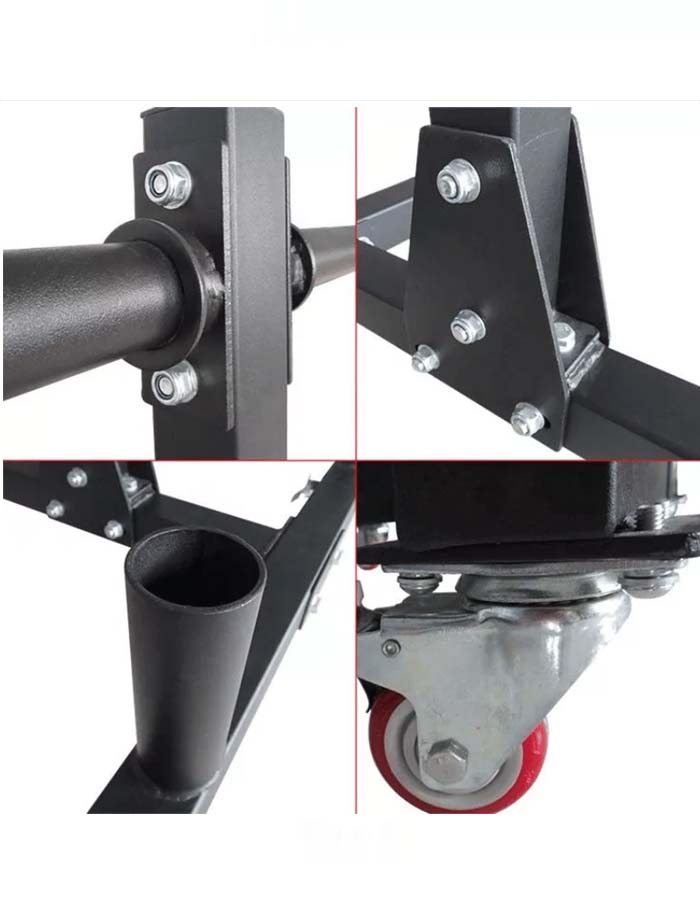 Commercial Plate Rack and Bar Holder with Wheels