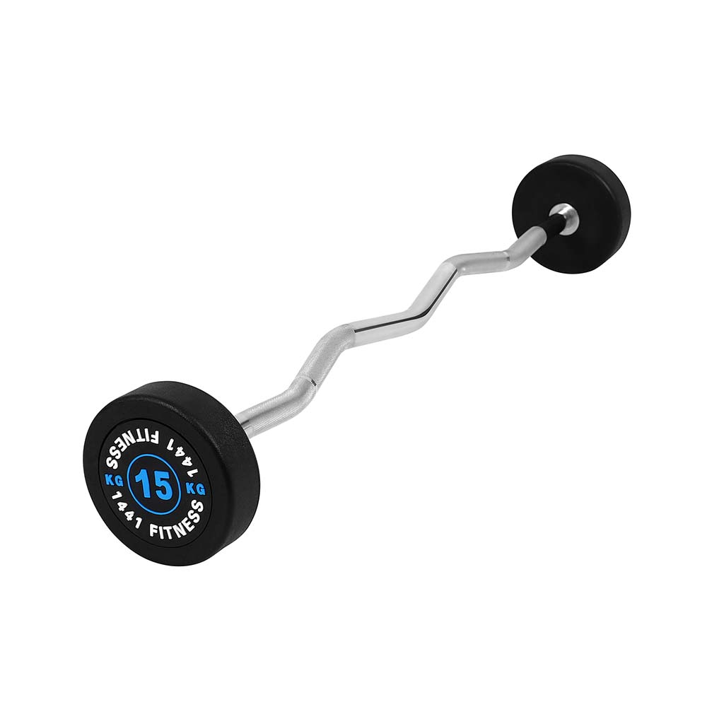 1441 Fitness Fixed Curl Barbell Weight - 10 kg - 50 kg
