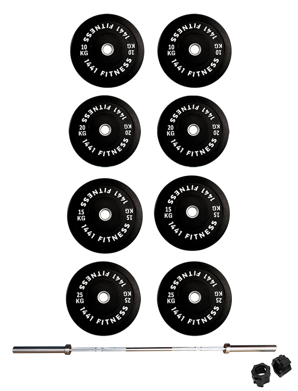 Olympic Barbell Weight Set-4 different weight sets and steel inserts