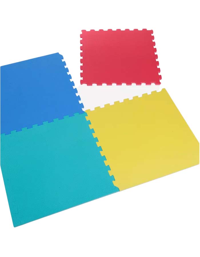 Flooring mats for Kids and Yoga - 100 x 100 cm - 4 Pc Set