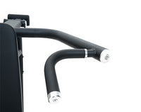 Thumbnail for Insight Fitness Shoulder Press - SA004 handlebar with silver accents on a white background