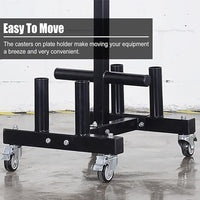Thumbnail for Commercial Plate Rack and Bar Holder with Wheels