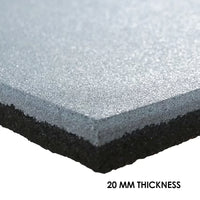 Thumbnail for 1441 Fitness Heavy-Duty Gym Tile 100 x 100 (cm) - 20 mm Grey