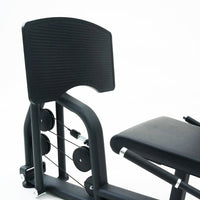Thumbnail for Insight Fitness Seated Leg Press - SA016 seat closeup on a white background