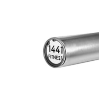 Thumbnail for 1441 Fitness  4 Ft Olympic Size EZ Curl Bar with Collars - 7 kg