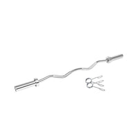 Thumbnail for Olympic Size EZ Curl Bar with Collars-Commercial Gym