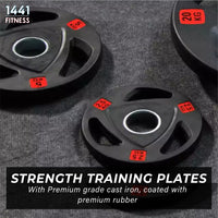Thumbnail for Tri Grip Olympic Rubber Plates 2.5 Kg to 20 Kg