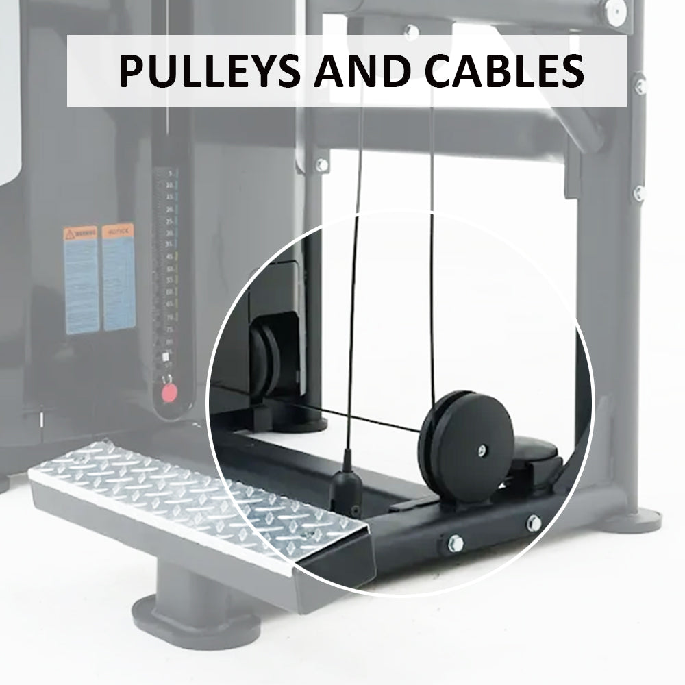 Insight Fitness Standing Calf Raise - SA019 Pulleys and Cabels