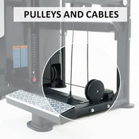 Thumbnail for Insight Fitness Standing Calf Raise - SA019 Pulleys and Cabels