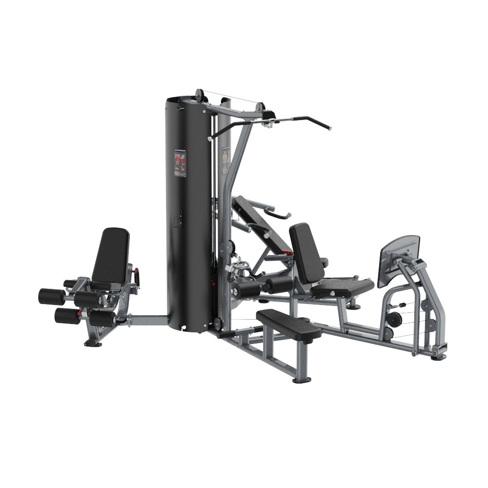 Insight Fitness 3 Station Multi Gym BS004 with Leg Press Attachment BS004LP
