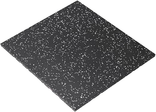Commercial Rubber Flooring for Gym 20 mm - 100 x 100 CM Speckled White