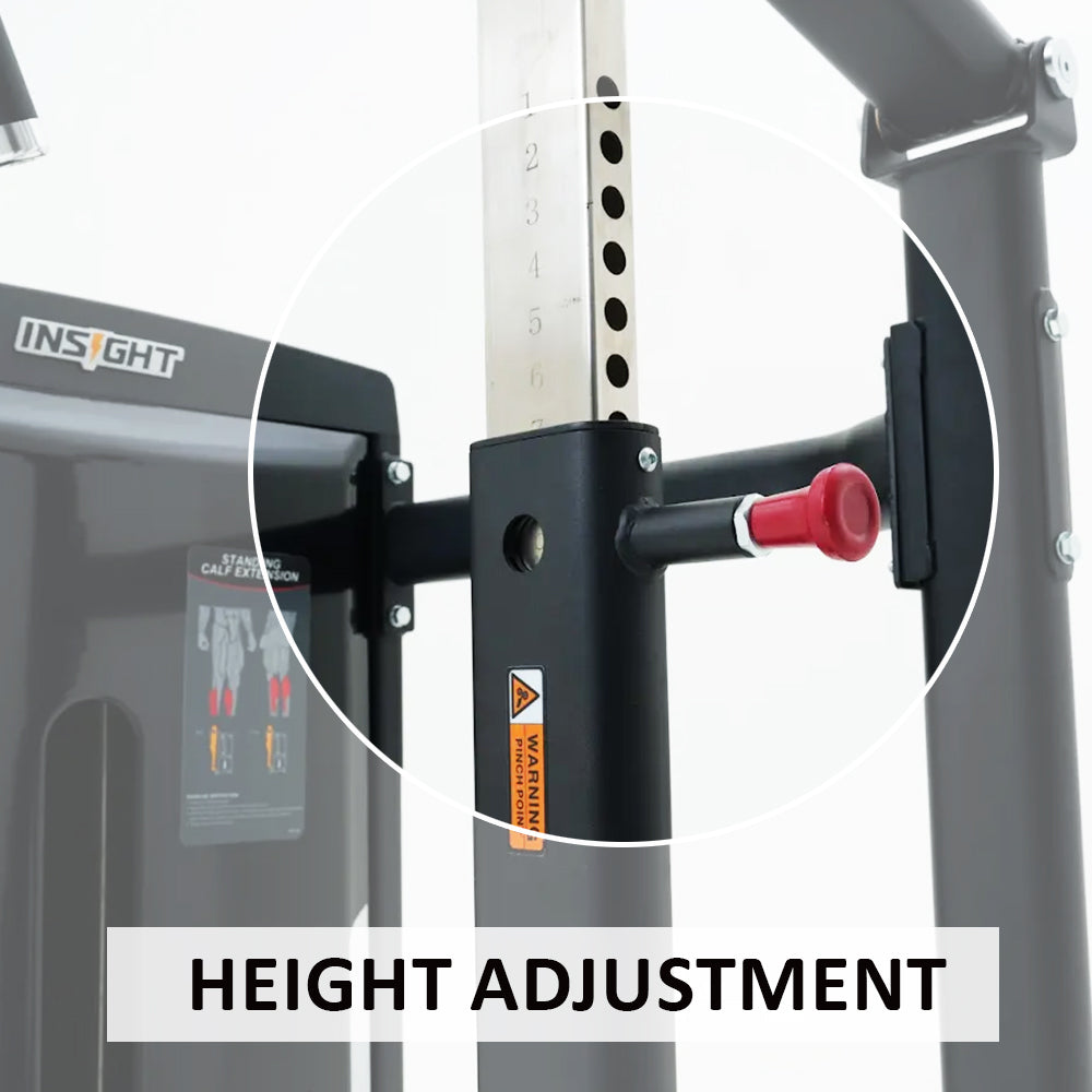 Insight Fitness Standing Calf Raise - SA019 with height adjustment