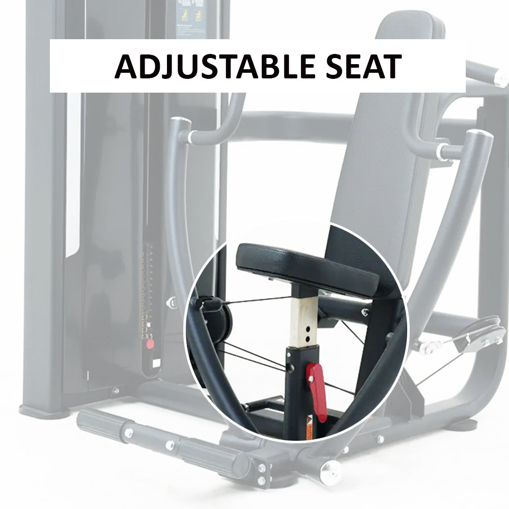 Insight Fitness Seated Chest Press - SA035 adjustable seat