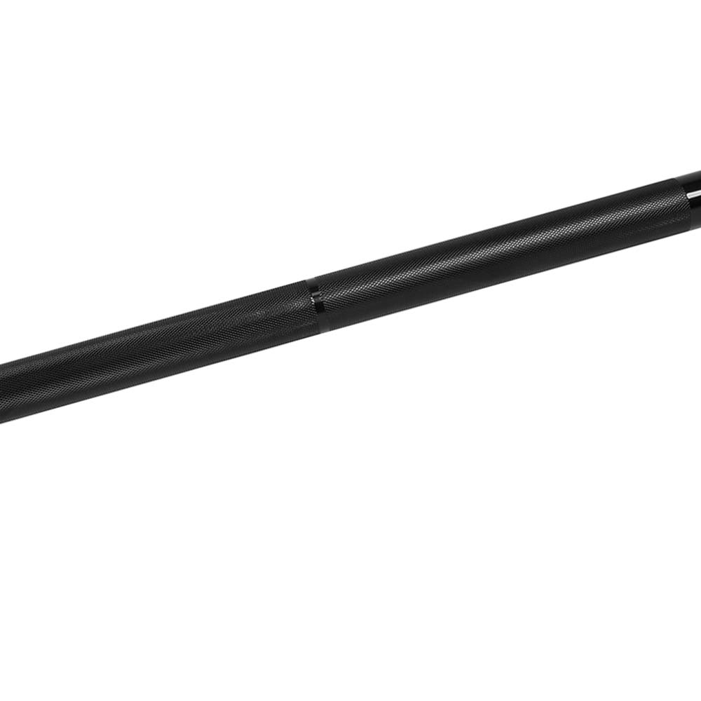 7 Ft Olympic Barbell with Spring Collars - Black