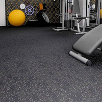Thumbnail for Commercial Rubber Flooring for Gym 20 mm - 100 x 100 CM Speckled White