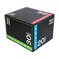 Thumbnail for 1441 Fitness Premium - 3 in 1 Foam Plyometric Box (Plyo box)