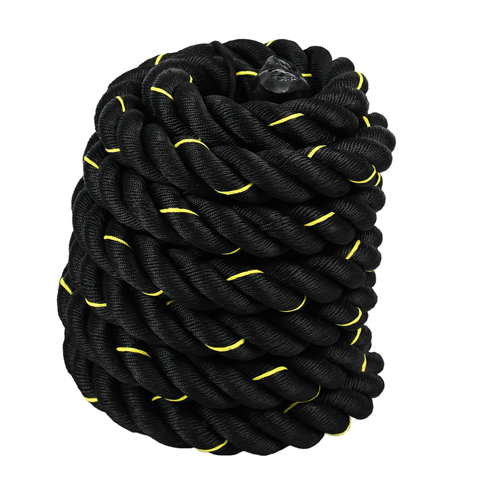 Heavy Duty gym ropes with ideal strength ratio.