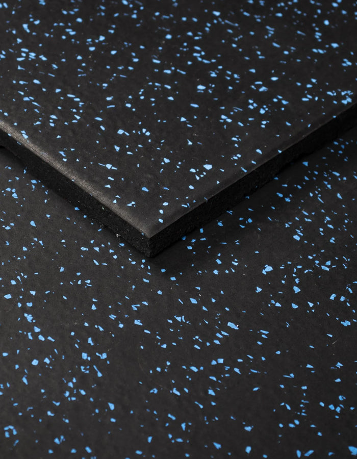 1441 Fitness Heavy Duty Gym Tile أزرق مرقط - 100 × 100 سم | ارضية مطاطية