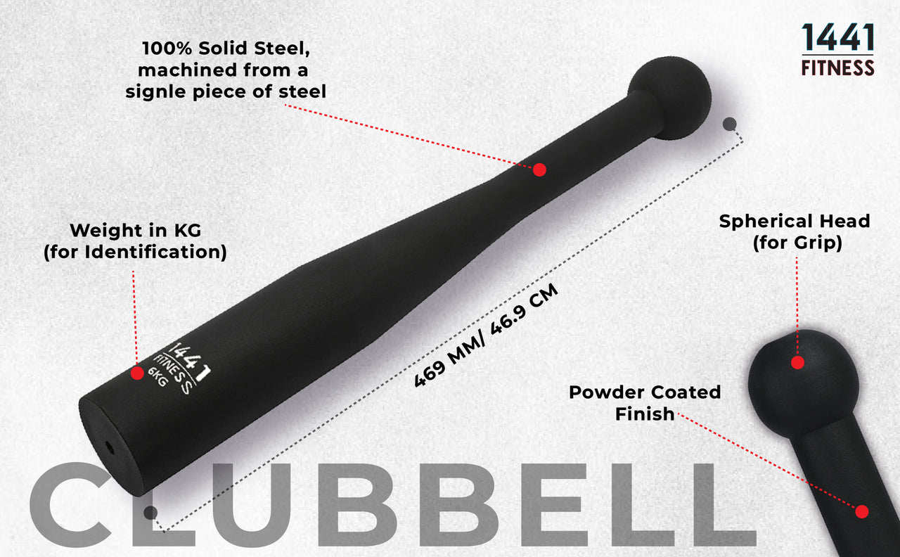 Clubbell for Strength Training - 2 kg to 15 KG