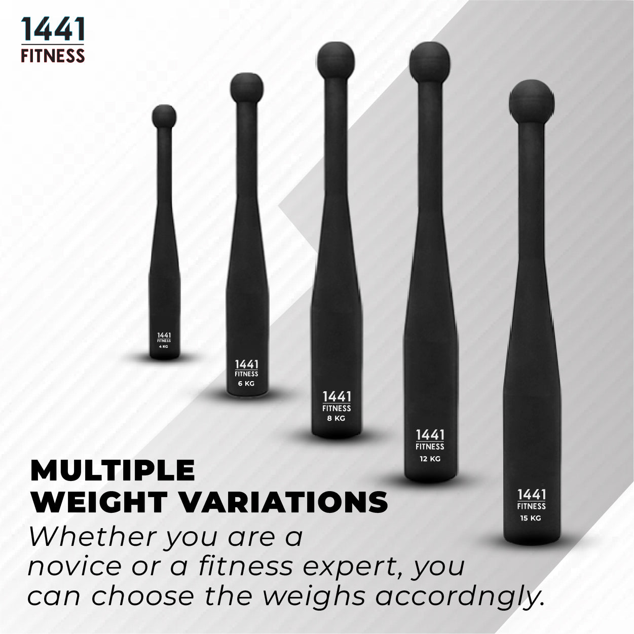 Clubbell for Strength Training - 2 kg to 15 KG