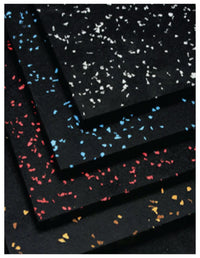 Thumbnail for Commercial Rubber Flooring for Gym 20 mm - 100 x 100 CM Speckled Red