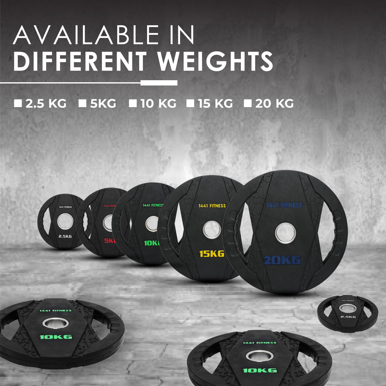 1441 Fitness Dual Grip Olympic Weight Plate