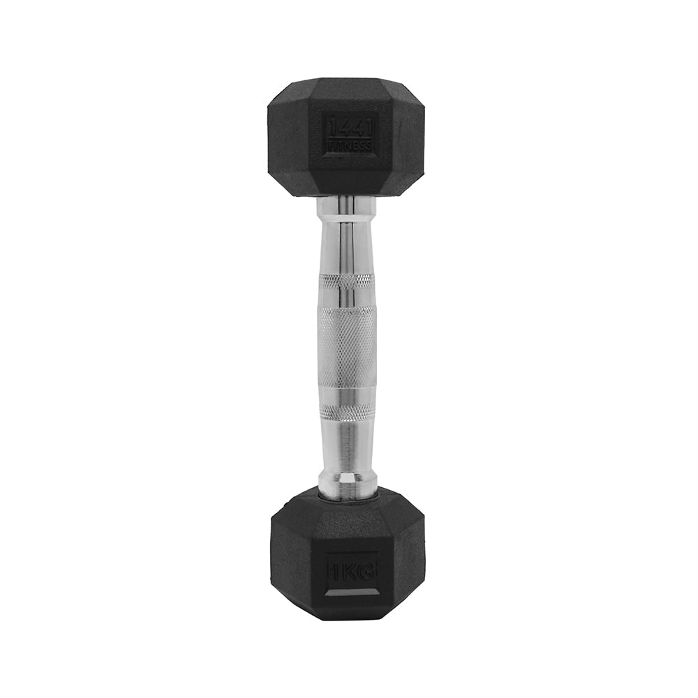1441 Fitness Hex Dumbbell Set 1 Kg To 10 Kg With Vertical Dumbbell Rack ( 10 Pairs)