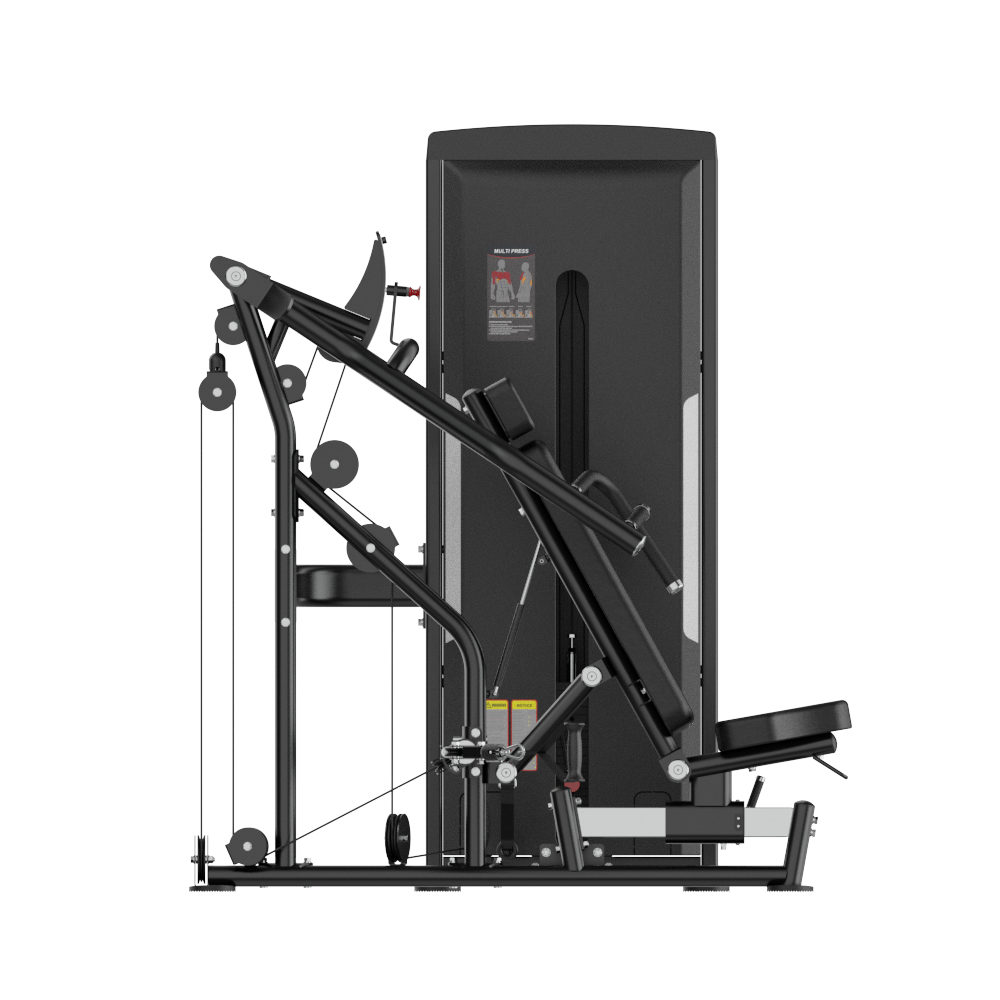 Insight Fitness Multi Chest Press - SA043 with pulley system on a white background