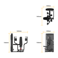 Thumbnail for Insight Fitness Pectoral Fly - SA002 with dimensions labeled on a white background