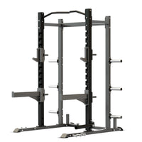 Thumbnail for Insight Fitness Squat Rack - BS018 with multiple bars and adjustable settings, designed for strength training.
