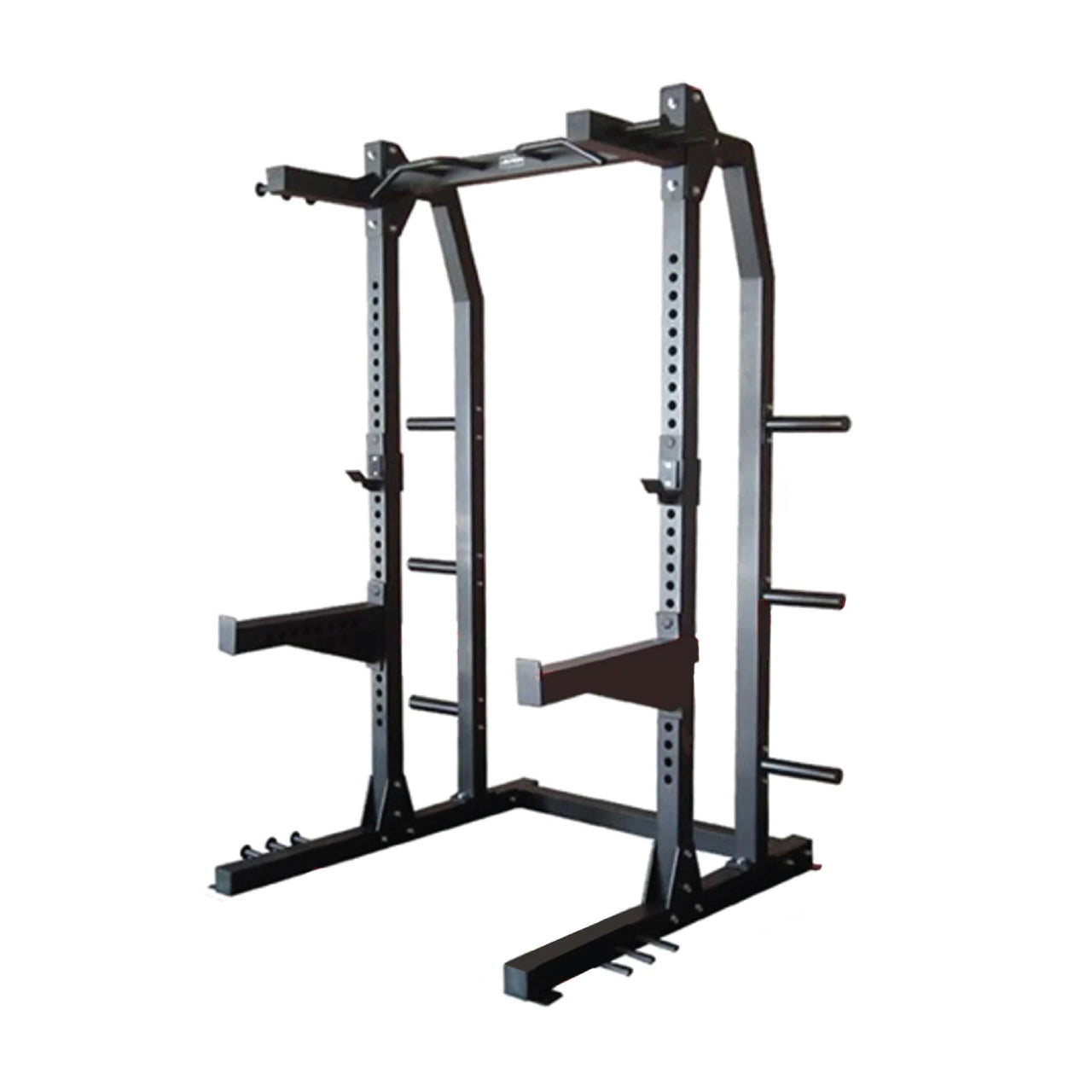 Combo Offer | Half Cage Squat Rack J611 + 80kg  Tri Grip  Plate Set with Adjustable Bench A8007 +  4 Gym Tile 15 MM