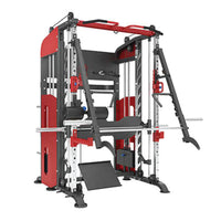 Thumbnail for Combo Deal | 1441 Fitness Heavy Duty Functional Trainer with Smith Machine-41FC90 + 80kg Apus Bumper Plate Set + Adjustable Bench A8007 + 4 Gym Tile