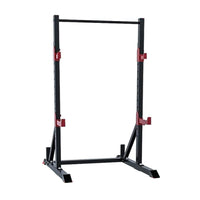 Thumbnail for Combo Offer 1441 Fitness Squat Rack MDL65 with 7 Ft Bar with 80 Kg Tri Grip Plates Set