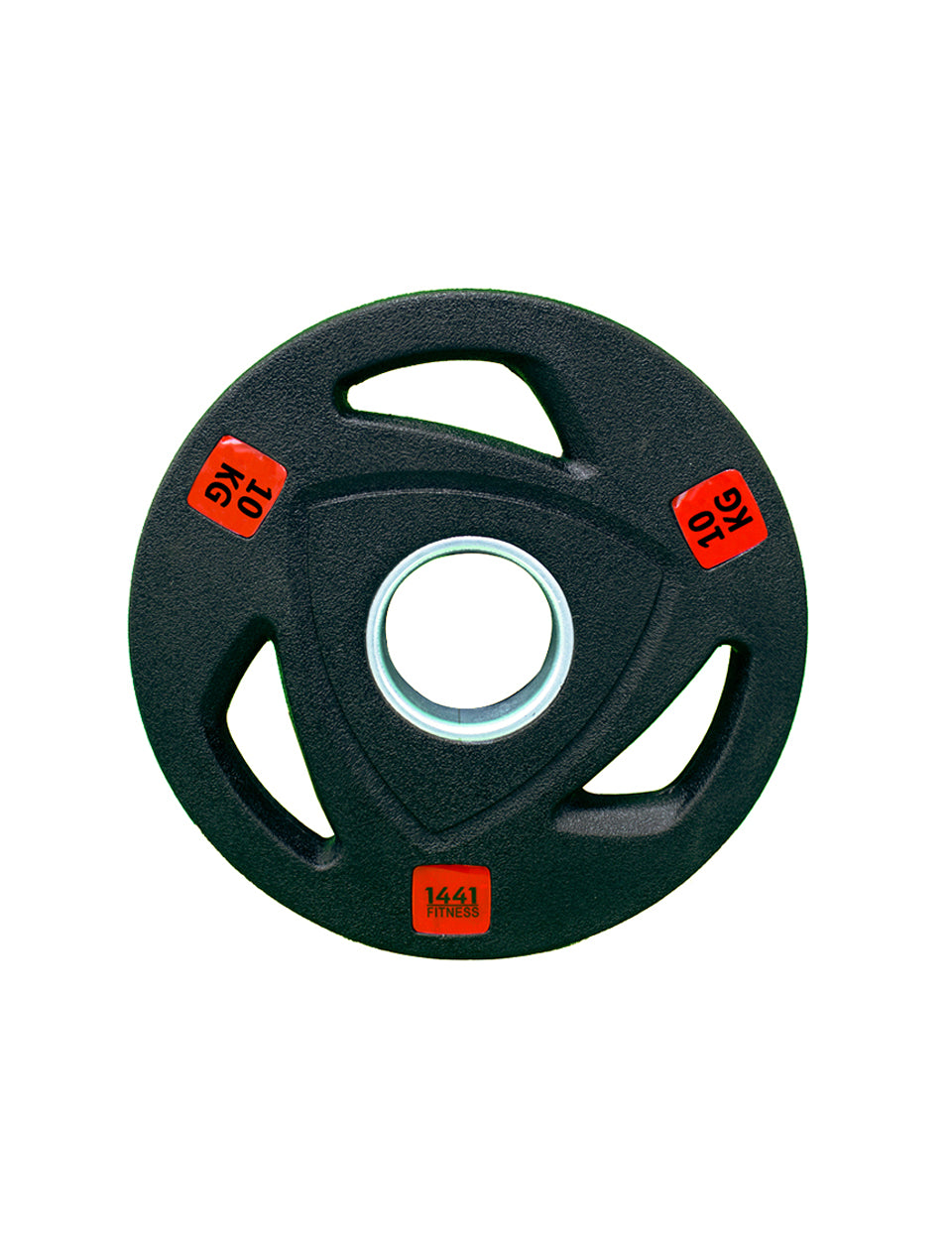 7 ft Olympic Lifting Bar-10kg tri-grip rubber plate