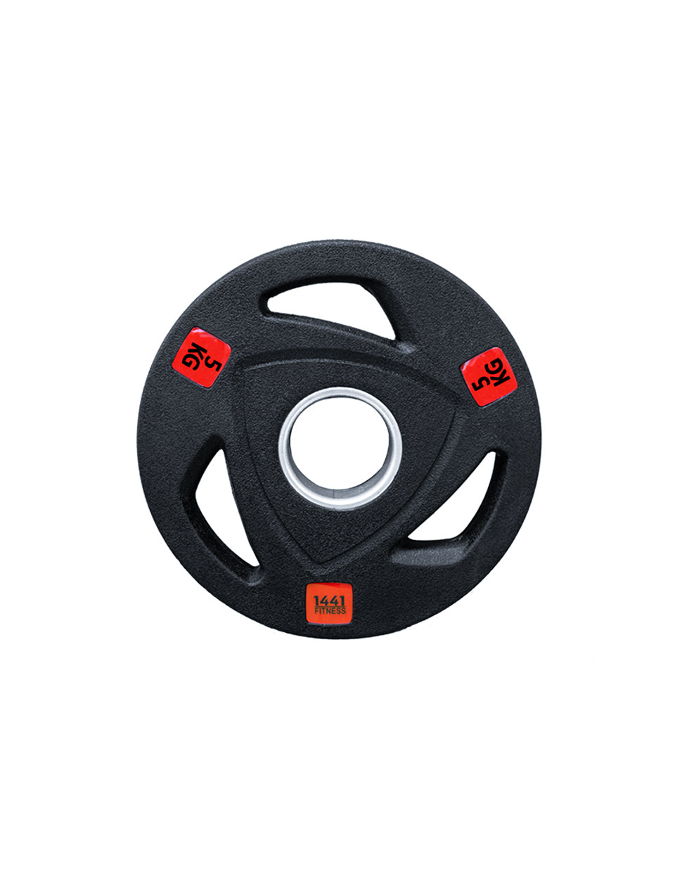 7 ft Olympic Lifting Bar-5kg tri-grip rubber plate