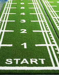 Thumbnail for Sled Track Grass with Marking - 10 x 2 Meters (Green)