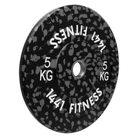 Thumbnail for 7 Ft Olympic Bar with Camouflage Bumper Plates Set - 60 KG Set | 1441 Fitness
