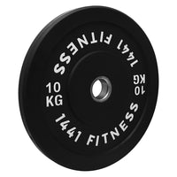 Thumbnail for 1441 Fitness 7 Ft Olympic Bar with Rubber Bumper Plates - 120 KG Set