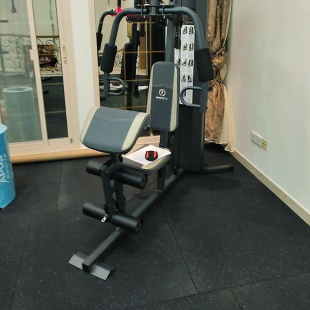 1441 Fitness Heavy Duty Gym Tile أزرق مرقط - 100 × 100 سم | ارضية مطاطية