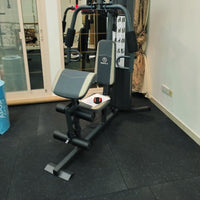 Thumbnail for 1441 Fitness Heavy Duty Gym Tile أزرق مرقط - 100 × 100 سم | ارضية مطاطية