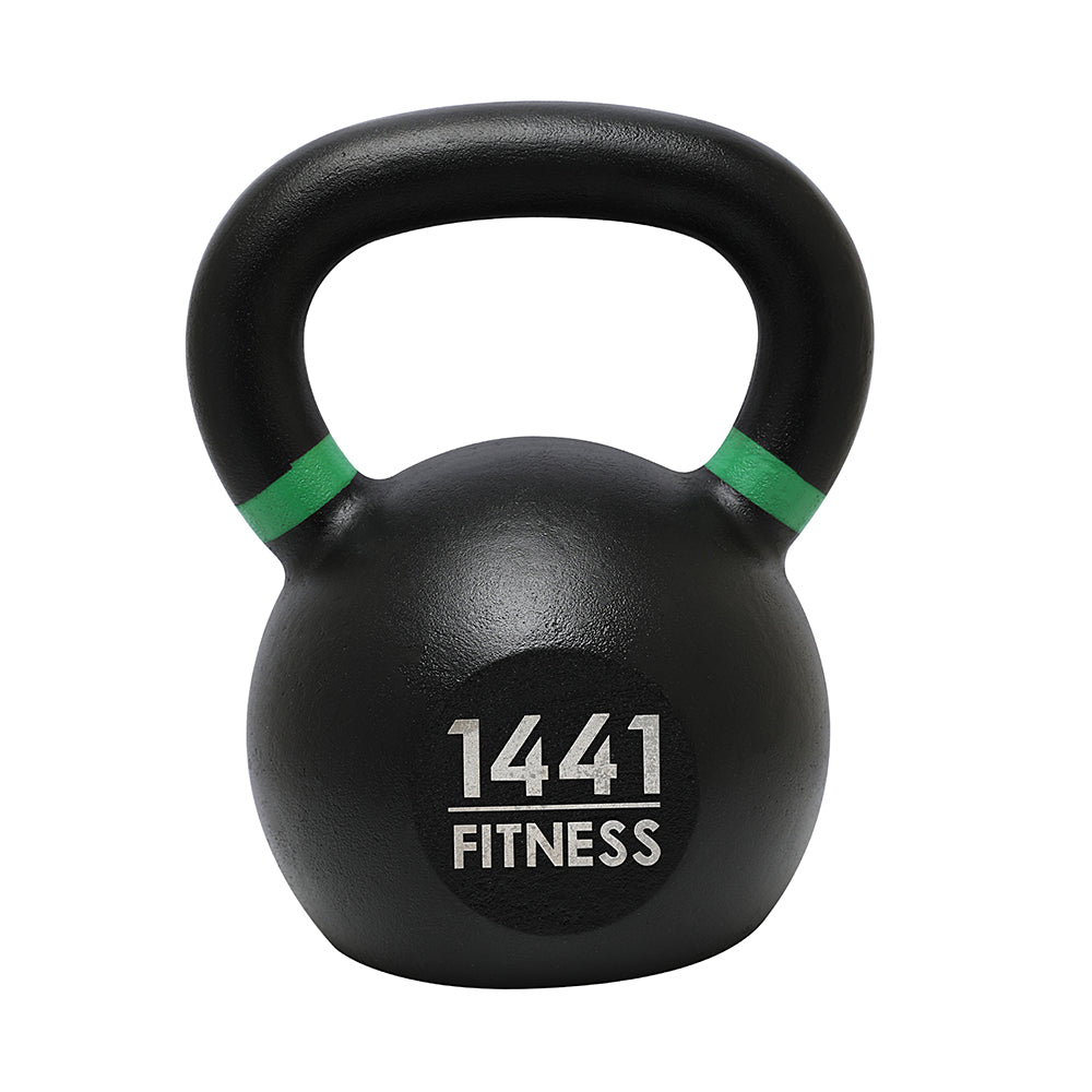 1441 Fitness Powder Coated Kettlebell - 6 Kg to 16 Kg (6 PCS) - with Rack
