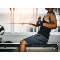 Thumbnail for Revolving Lat Attachment Bar with Rubber Grips-Arm Workout