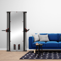 Thumbnail for Combo Deal | 1441 Fitness Wall Mounted Mirror Functional Trainer - 41FGT980 + Adjustable Bench A8007