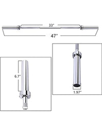 Thumbnail for Olympic Straight Bar-dimensions L x W= 47  x 1.97 inches